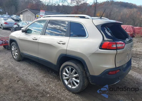 2015 Jeep Cherokee Limited from USA, damaged, VIN 1C4PJMDB5FW620167